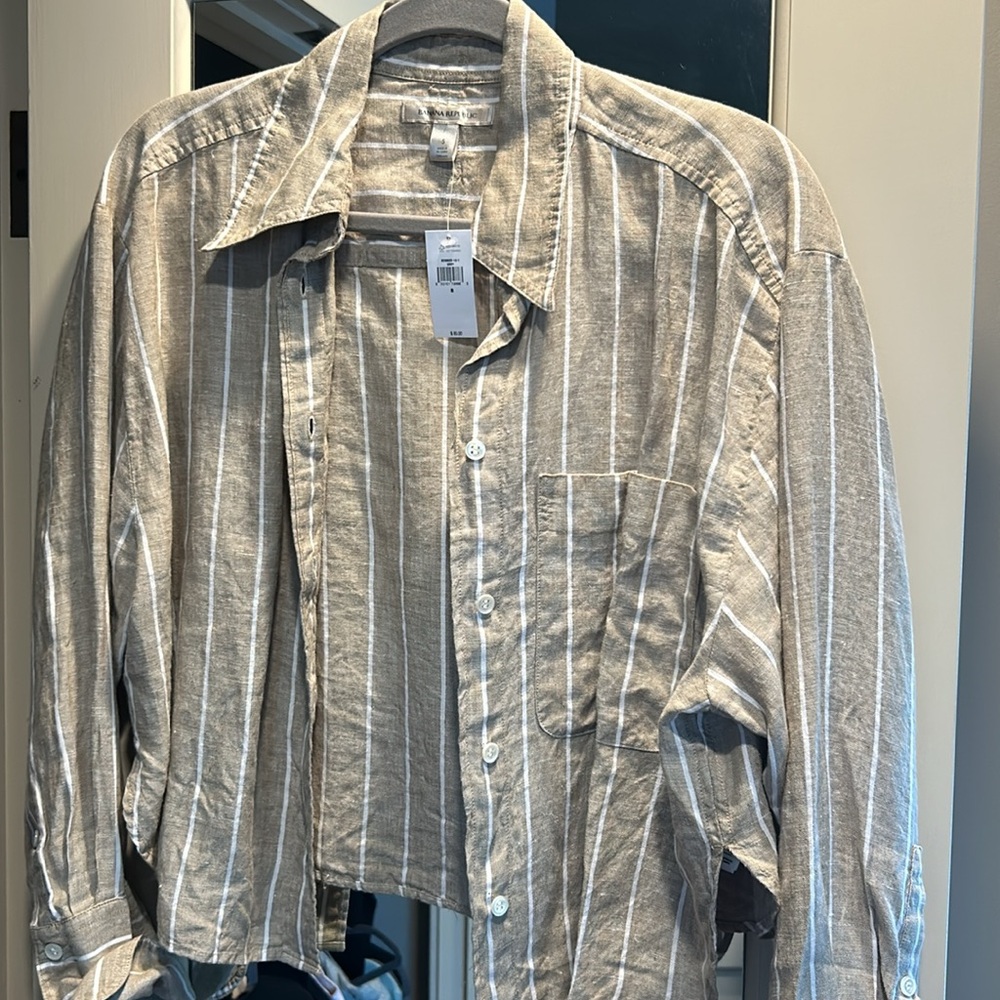 Last chance! Banana Republic Linen shirt - Picture 2 of 6